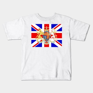 UK coat of arms flag Kids T-Shirt